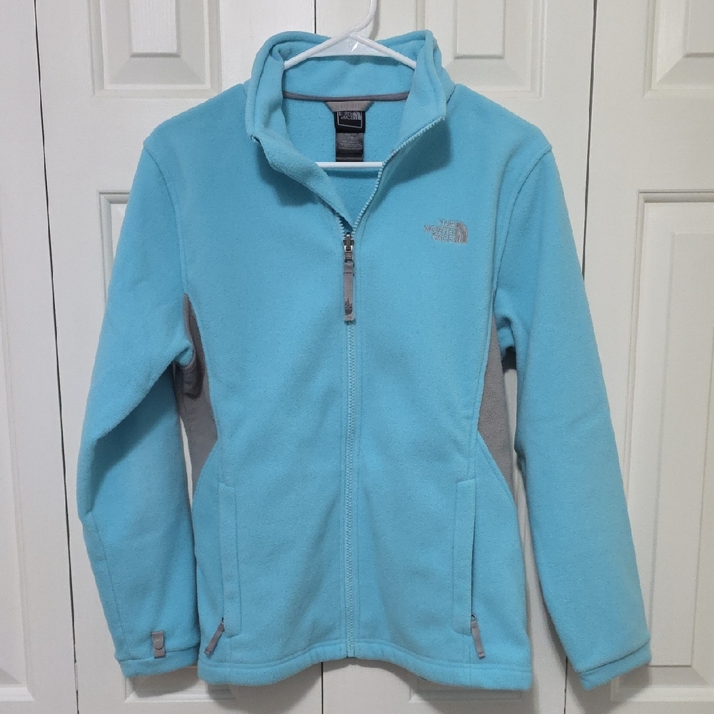 The North Face Girls Jacket Full Zip Soft Shell Fleece Size Xl (18)
